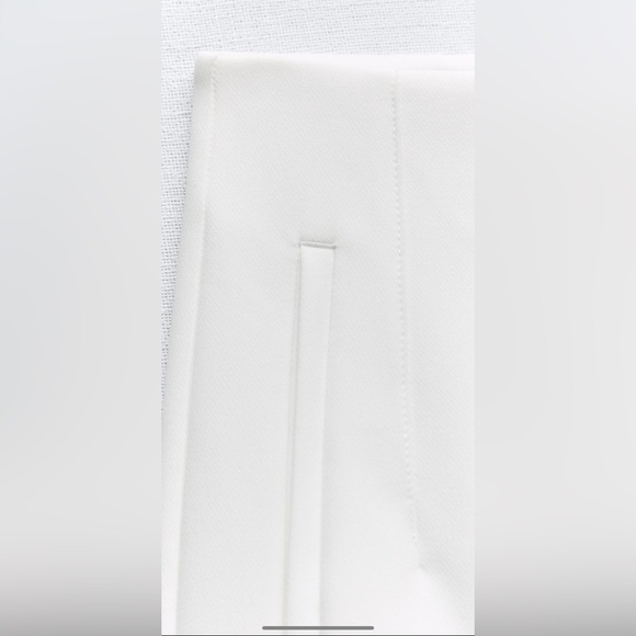 🆕 NWT🆕 Zara High Waisted White Pants - Picture 5 of 6